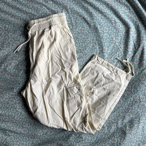 Nike Cream Cargo Drawstring Pants
